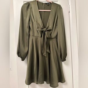 Beautiful dark sage dress